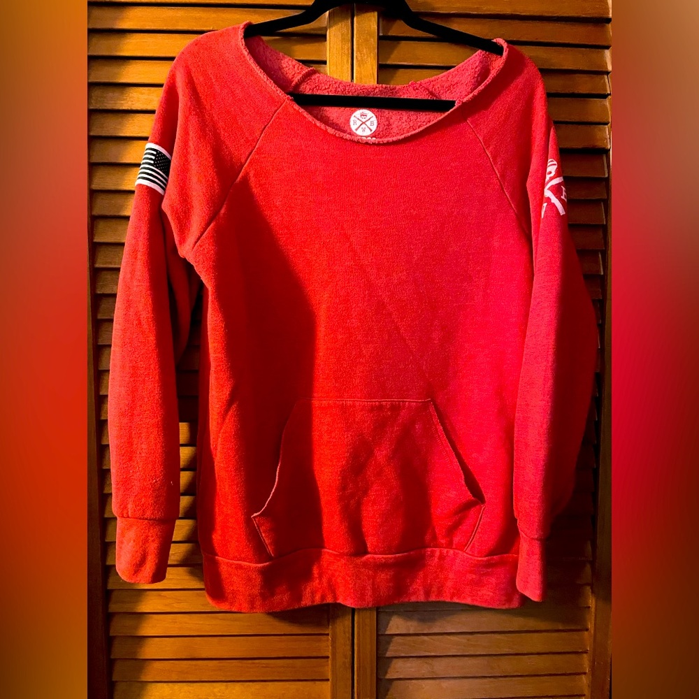RWB Off-the-Shoulder Sweater